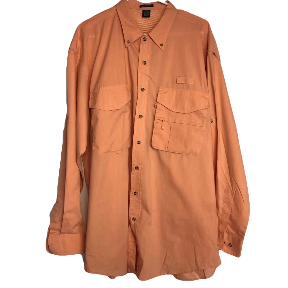 River’s End sz XL salmon ventilated outdoor shirt